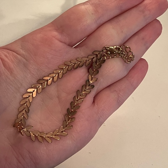 Rose Gold Arrow Bracelet - Picture 2 of 5